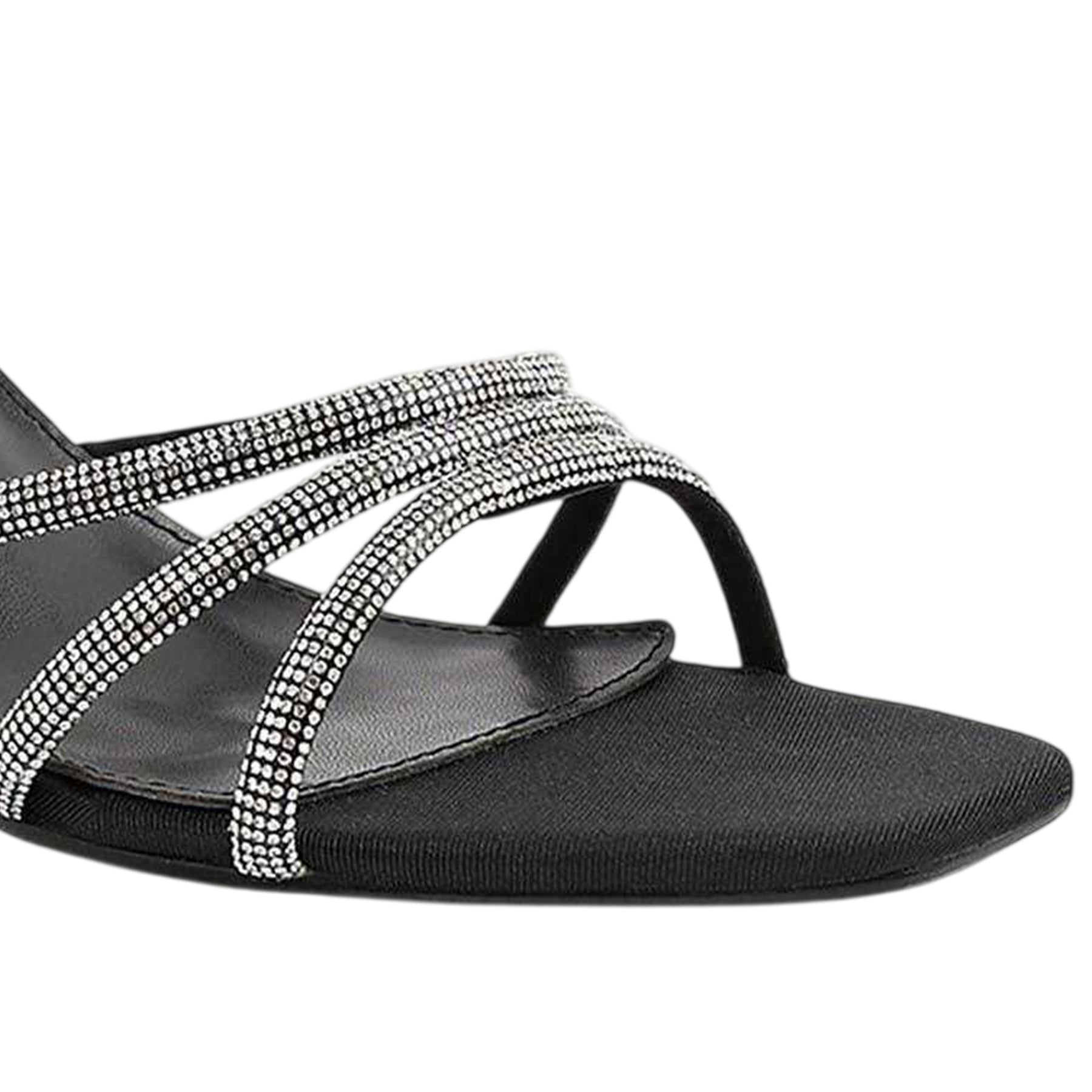 Black - Back - Where´s That From Womens-Ladies Block Heel Mule Sandals