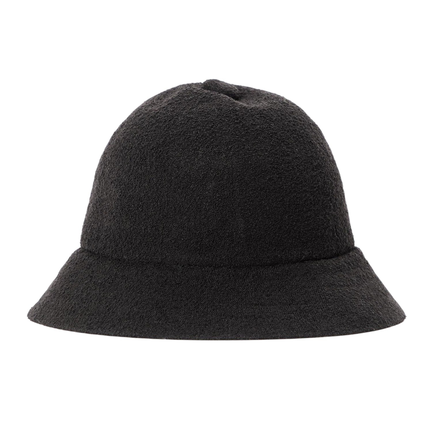 Black - Back - Kangol Bermuda Embroidered Logo Bouclé Bucket Hat