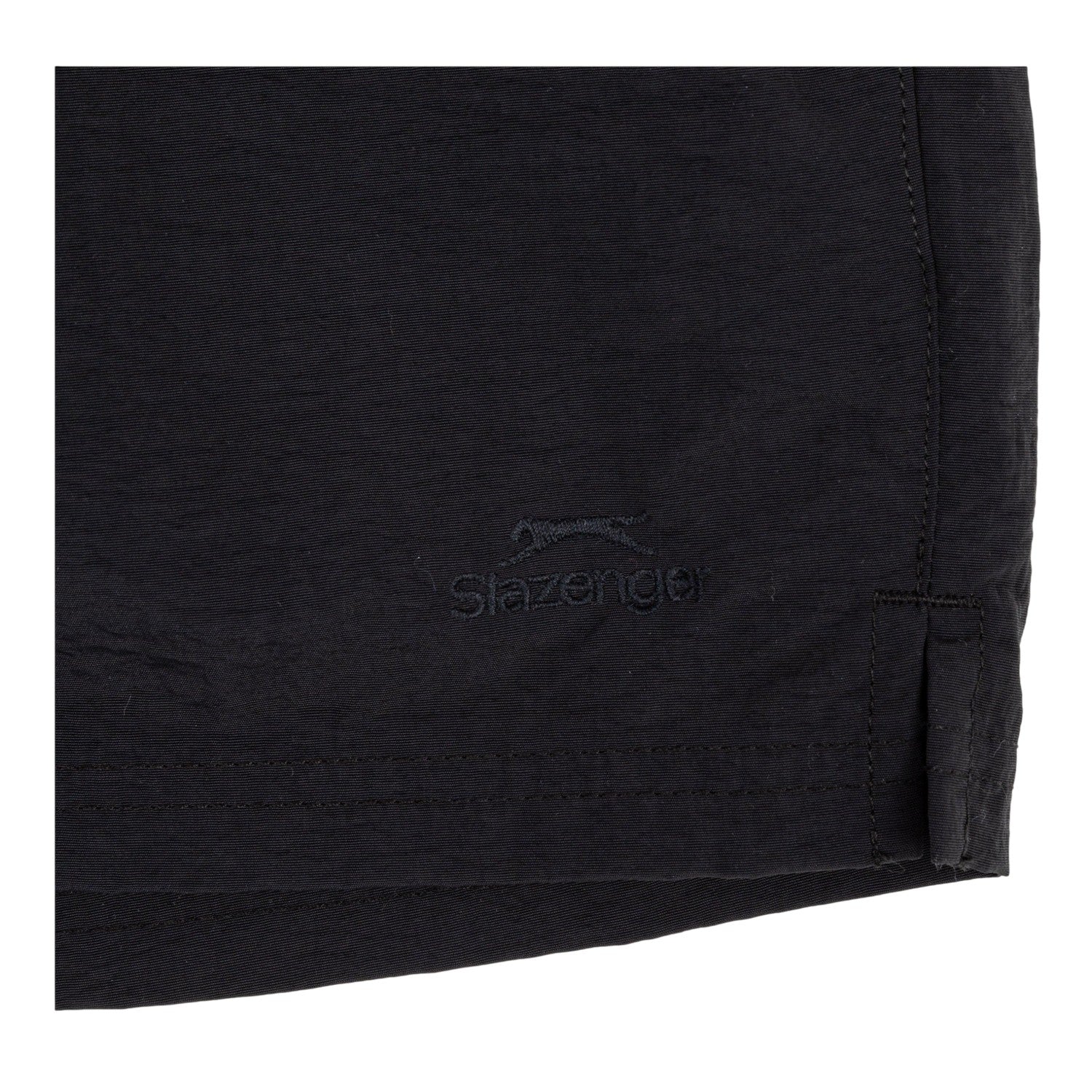 Black - Side - Slazenger Childrens-Kids Swim Shorts