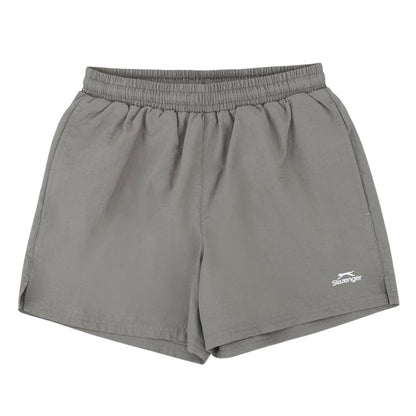 Grey - Front - Slazenger Childrens-Kids Swim Shorts
