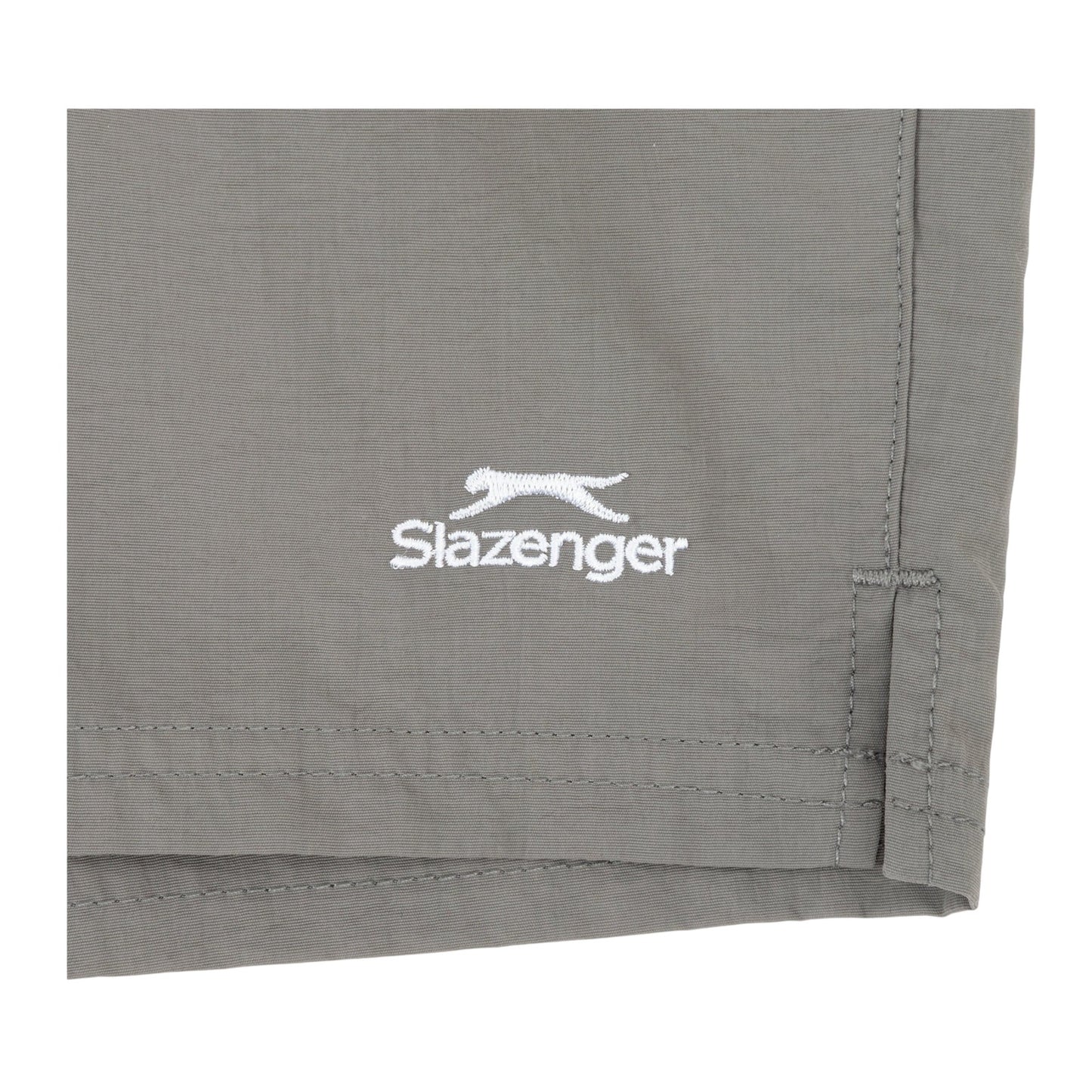 Grey - Side - Slazenger Childrens-Kids Swim Shorts