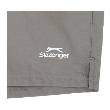 Grey - Side - Slazenger Childrens-Kids Swim Shorts