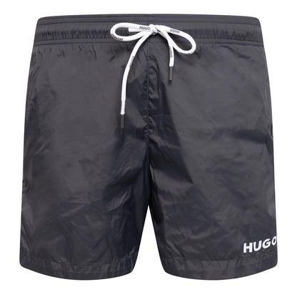 Charcoal - Front - Hugo Mens Haiti Swim Shorts