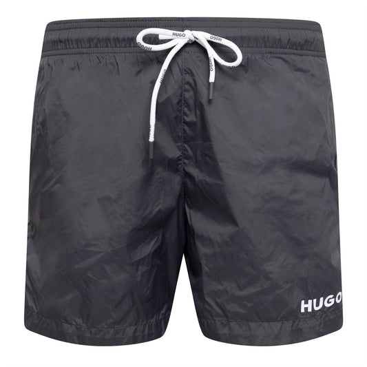 Charcoal - Front - Hugo Mens Haiti Swim Shorts
