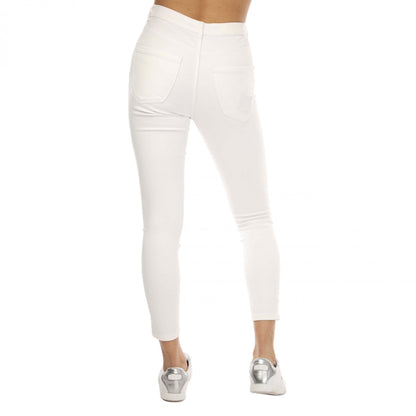 White - Back - Vero Moda Womens-Ladies Sophia High Waist Skinny Jeans