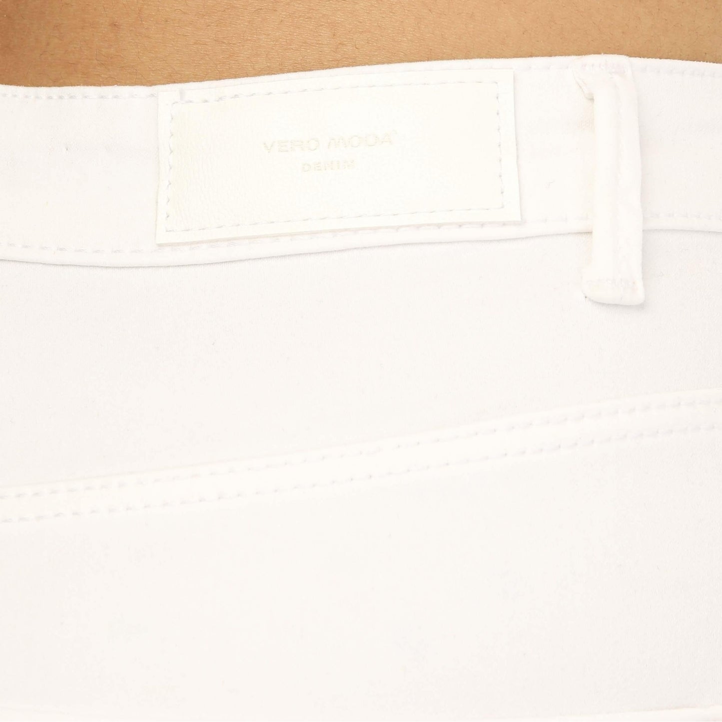 White - Side - Vero Moda Womens-Ladies Sophia High Waist Skinny Jeans