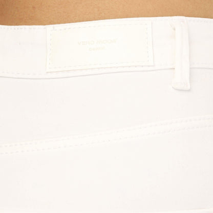 White - Side - Vero Moda Womens-Ladies Sophia High Waist Skinny Jeans