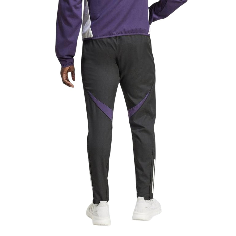 Black - Back - Adidas Mens Pre-Match Manchester United FC Tracksuit Bottoms