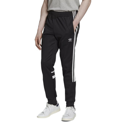 Black - Side - Adidas Mens Adicolor Classics 3 Stripes Joggers