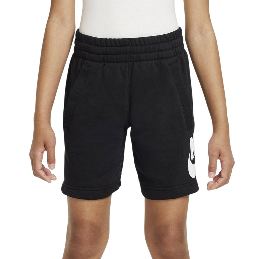 Black - Side - Nike Boys Club Swoosh Shorts