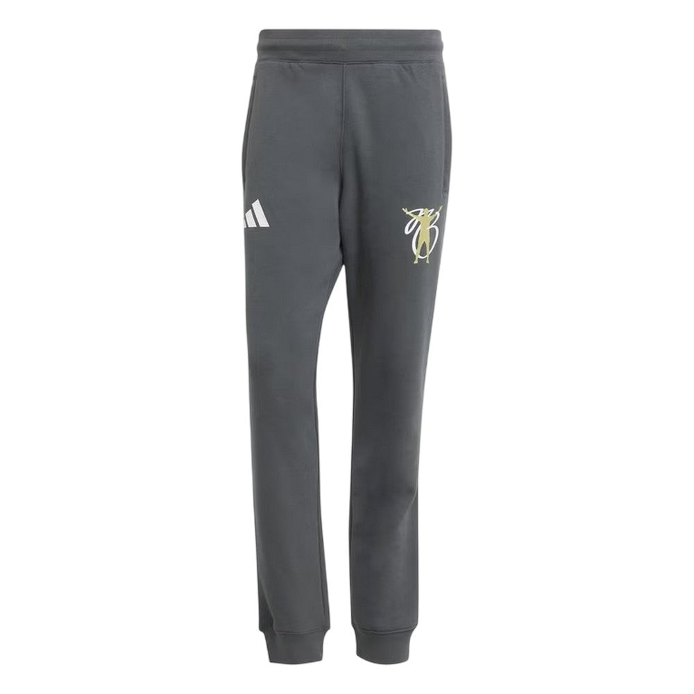 Dark Grey - Front - Adidas Mens Jude Bellingham Tracksuit Bottoms