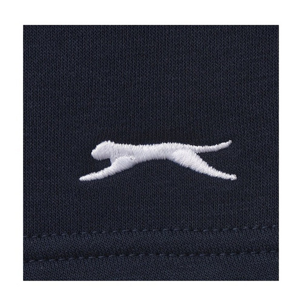 Navy - Side - Slazenger Childrens-Kids Slaz Fleece Shorts