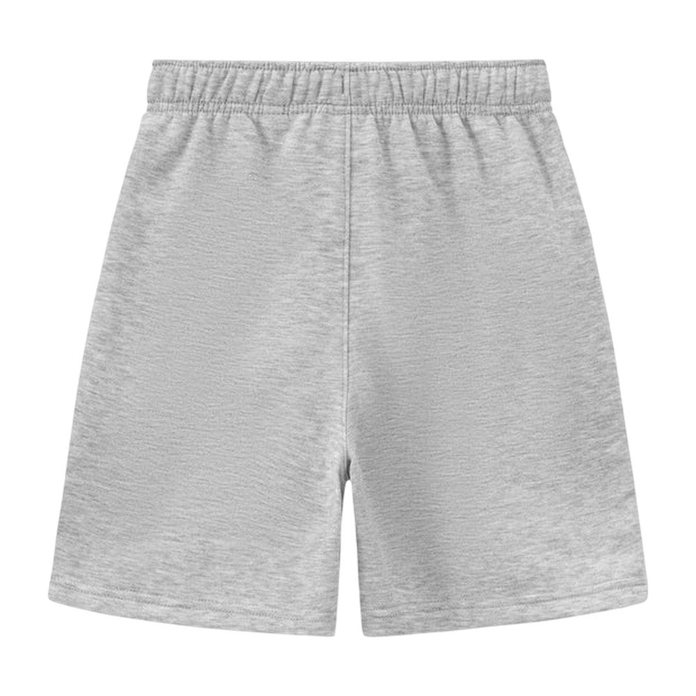 Grey Marl - Back - Slazenger Childrens-Kids Slaz Fleece Shorts