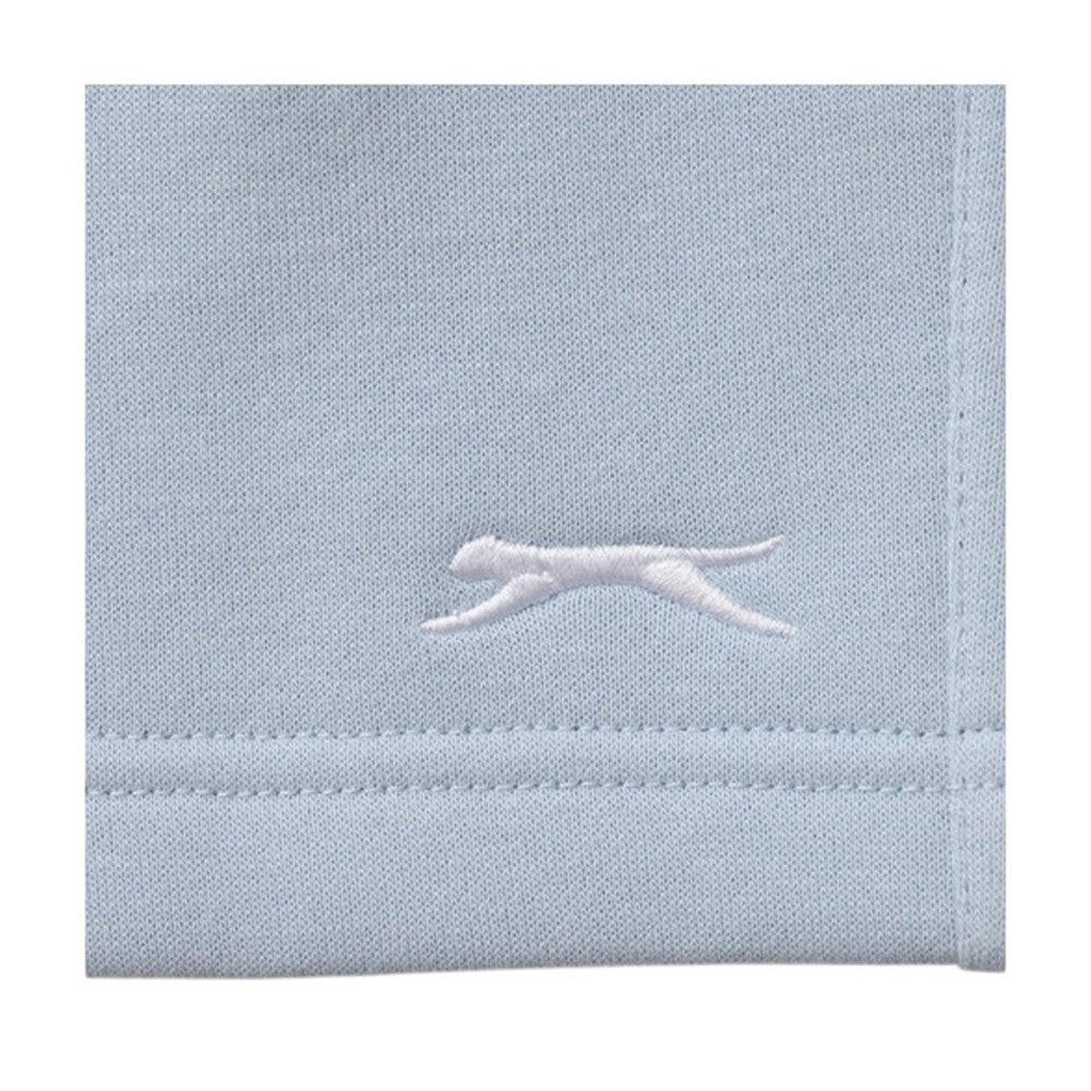 Light Blue - Side - Slazenger Childrens-Kids Slaz Fleece Shorts
