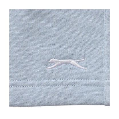 Light Blue - Side - Slazenger Childrens-Kids Slaz Fleece Shorts