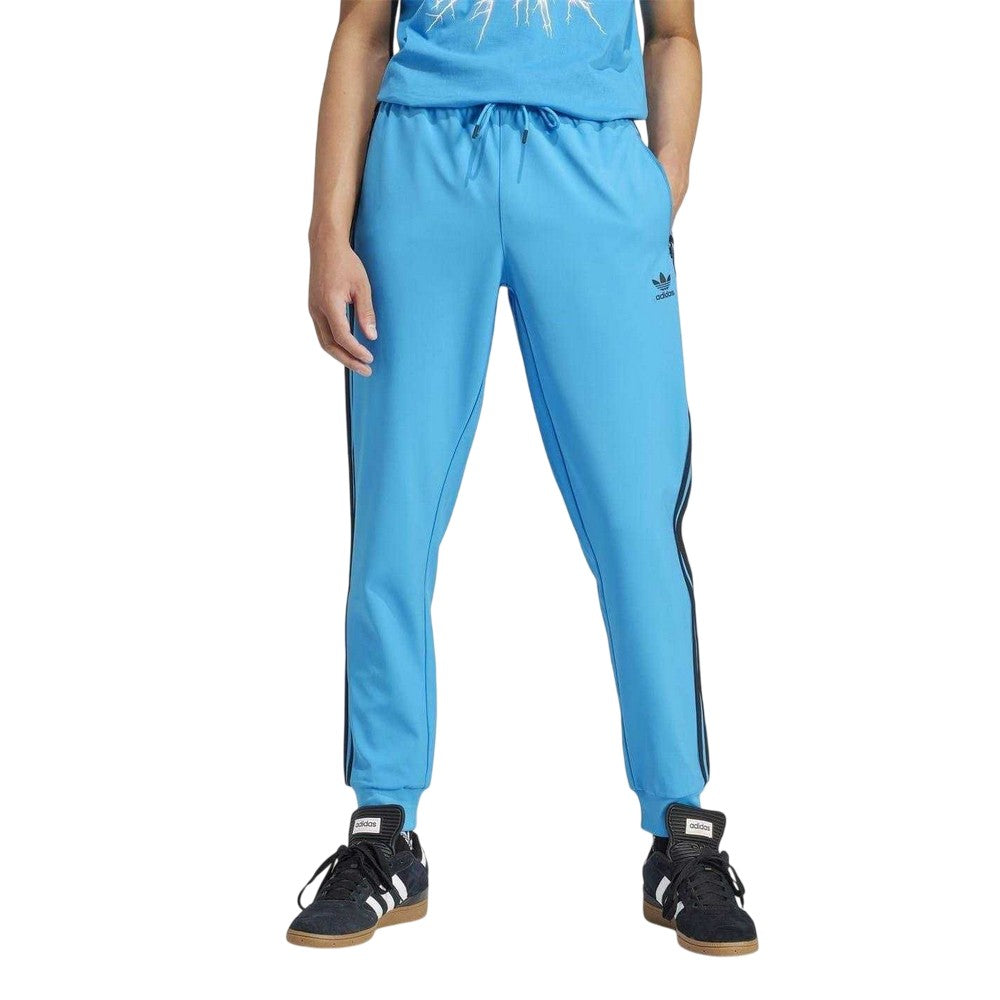 Blue - Side - Adidas Mens Adicolor Classics Tracksuit Bottoms