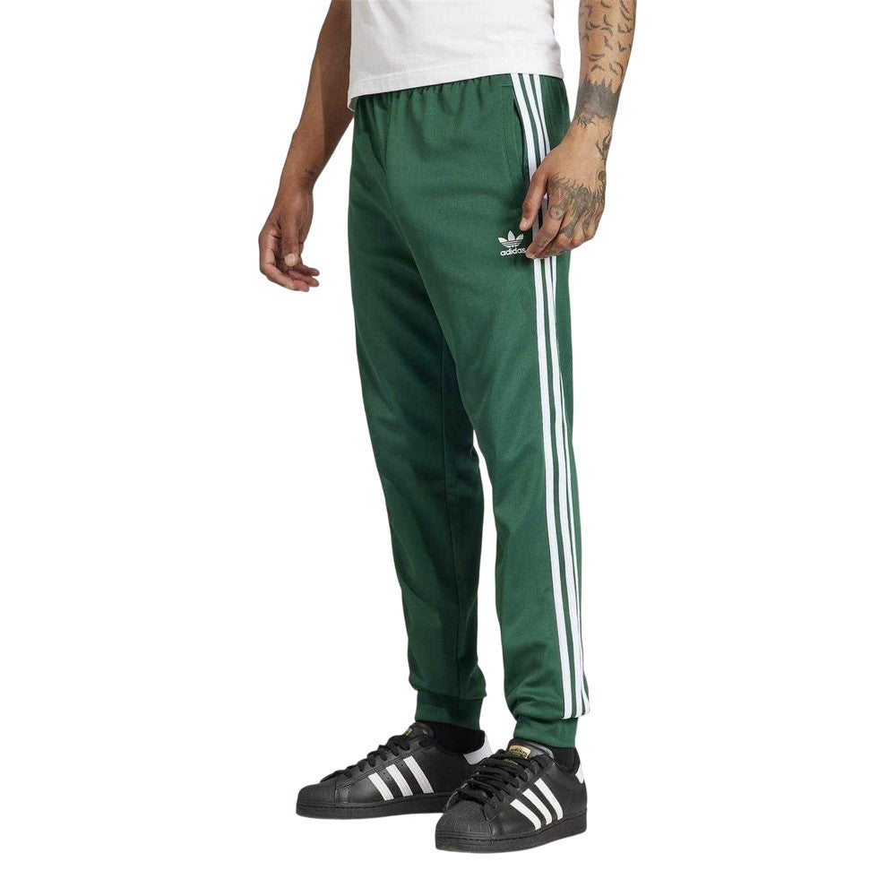 Green - Side - Adidas Mens Adicolor Classics Tracksuit Bottoms