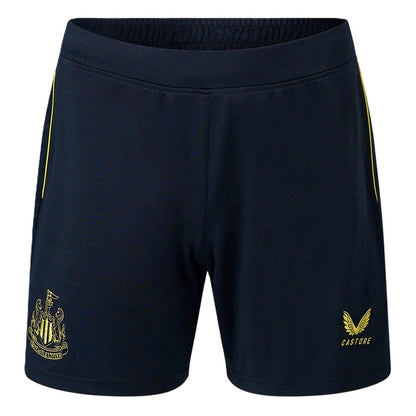 Carbon - Front - Castore Womens-Ladies Newcastle United FC Football Shorts