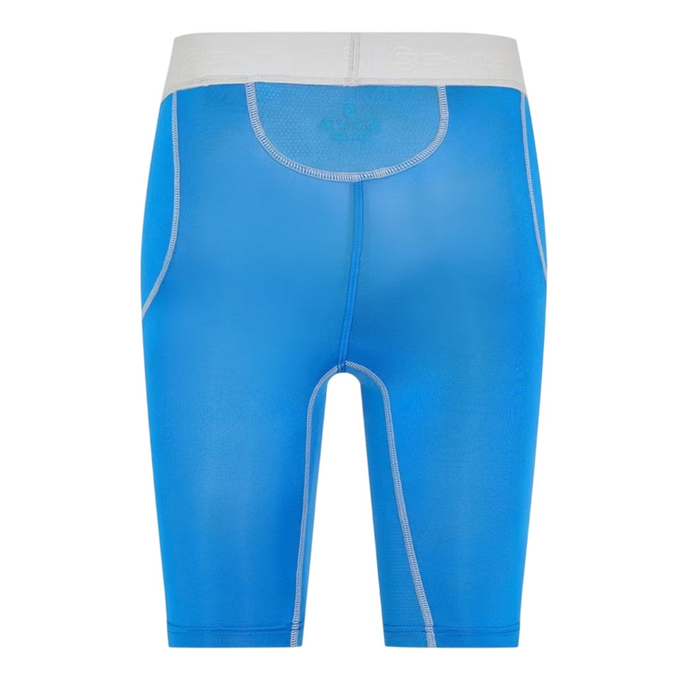 Blue - Back - Skins Mens Carbonyte Fitted Compression Shorts
