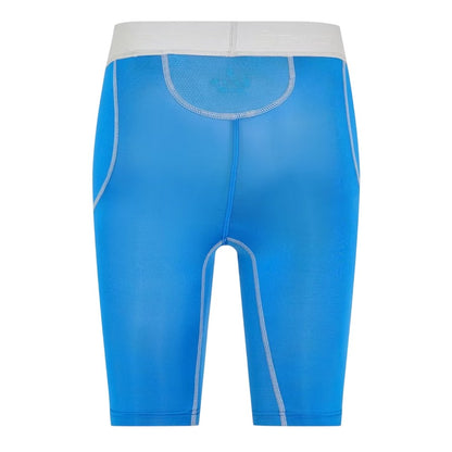 Blue - Back - Skins Mens Carbonyte Fitted Compression Shorts