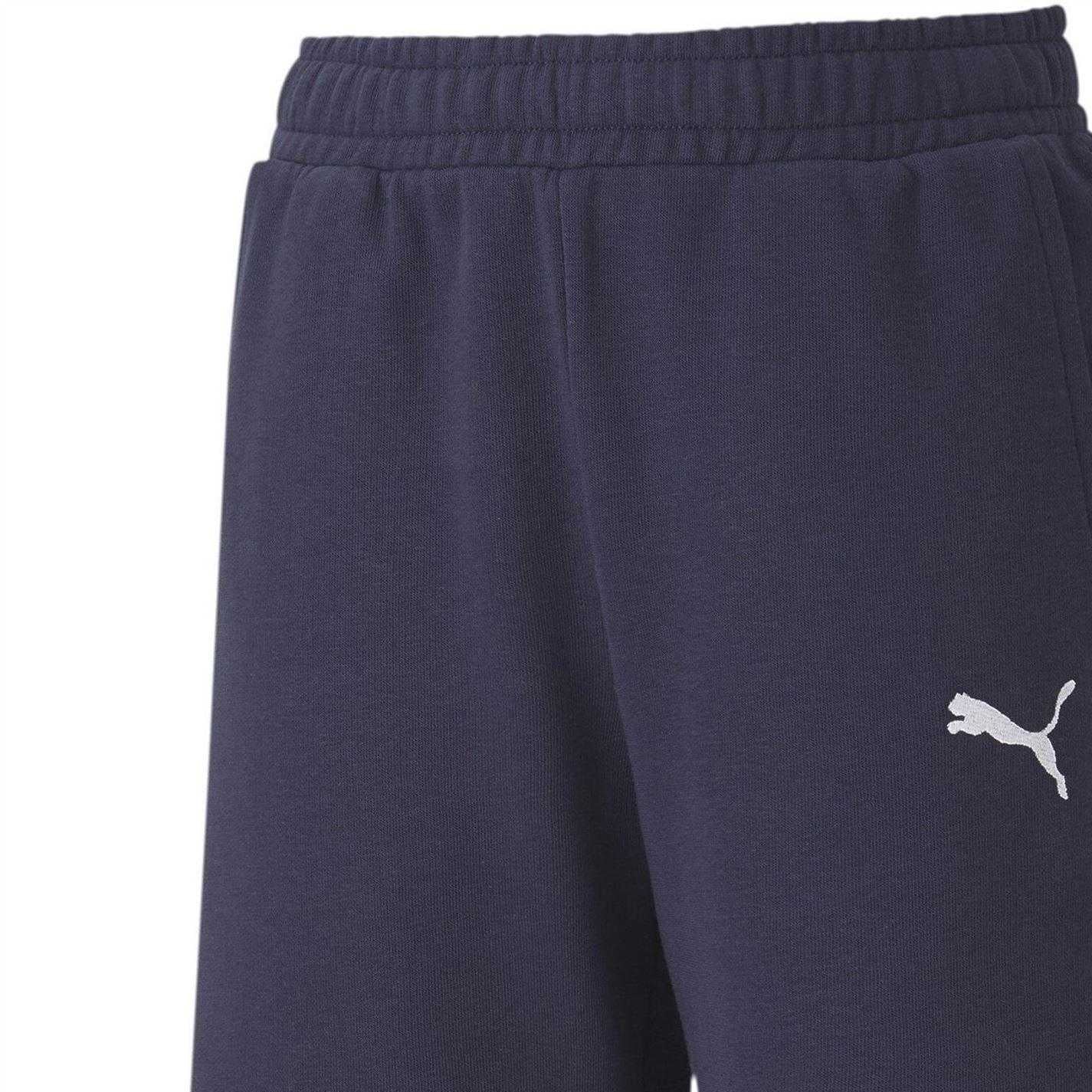 Peacoat - Side - Puma Childrens-Kids TeamGoal 23 Casuals Shorts