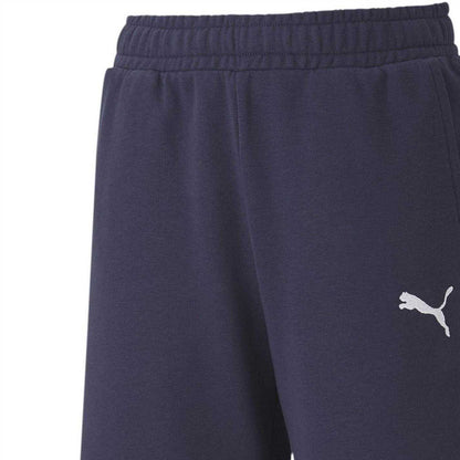 Peacoat - Side - Puma Childrens-Kids TeamGoal 23 Casuals Shorts