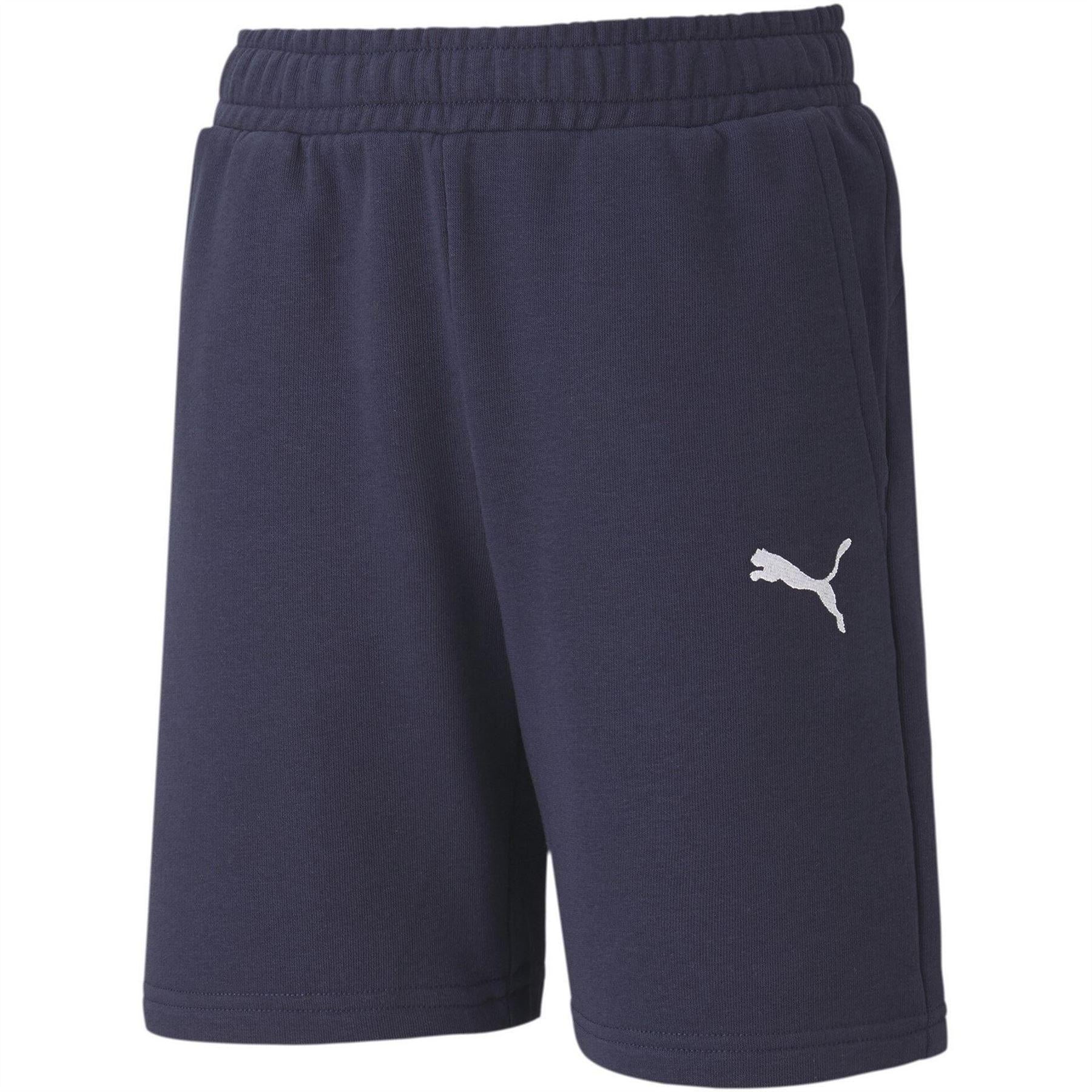 Peacoat - Front - Puma Childrens-Kids TeamGoal 23 Casuals Shorts