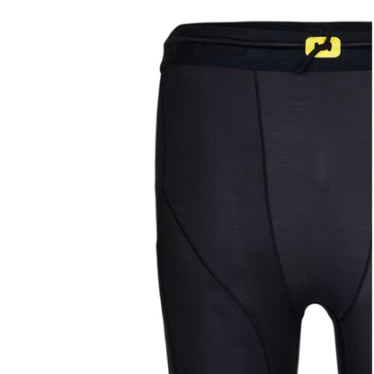 Black - Side - Skins Mens Series-5 Fitted Training Compression Shorts