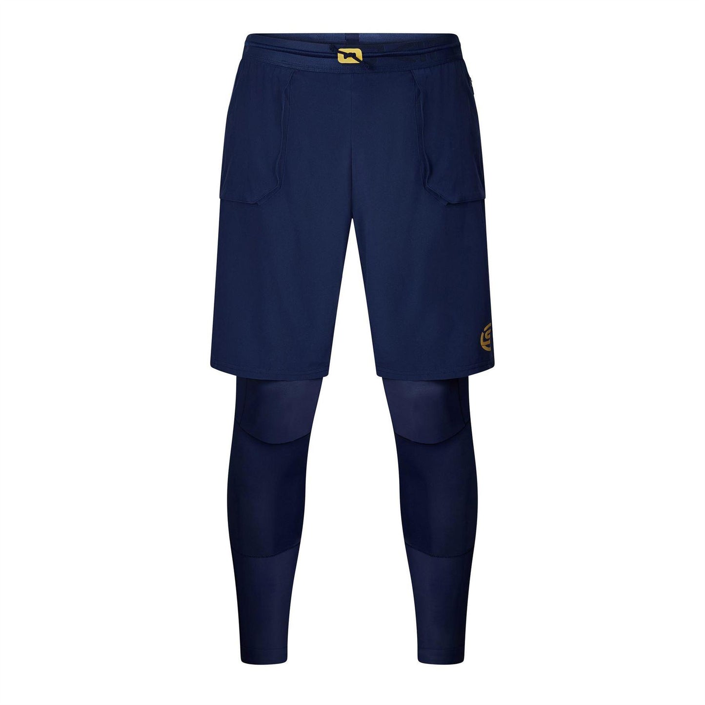 Navy - Front - Skins Mens Series-5 Performance Compression Shorts