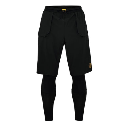 Black - Front - Skins Mens Series-5 Performance Compression Shorts
