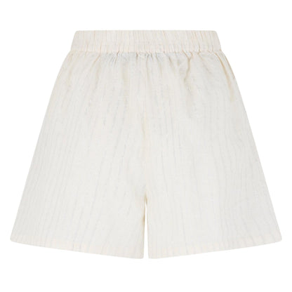 Birch - Back - Vero Moda Womens-Ladies Siljo Heavyweight Striped Shorts