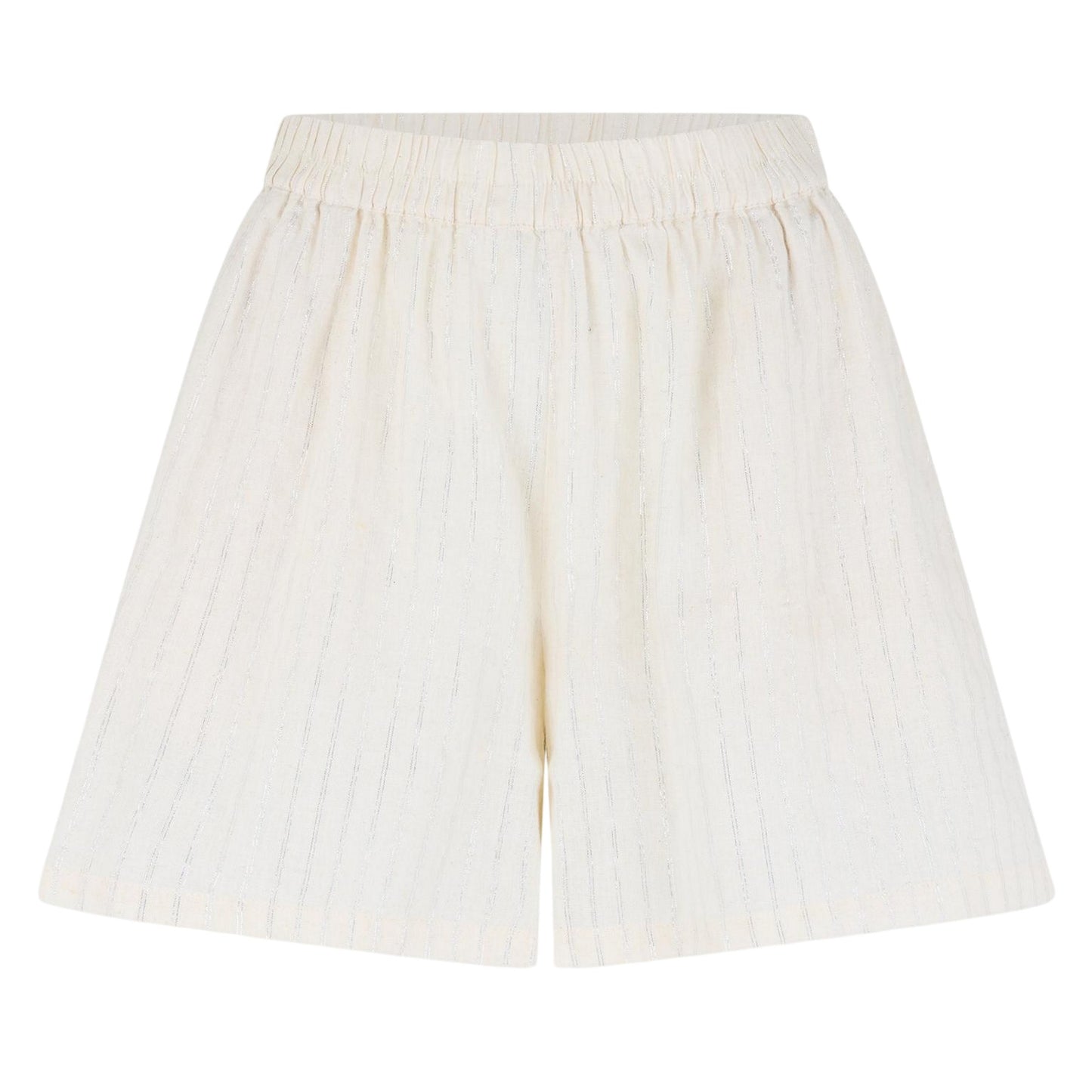 Birch - Front - Vero Moda Womens-Ladies Siljo Heavyweight Striped Shorts
