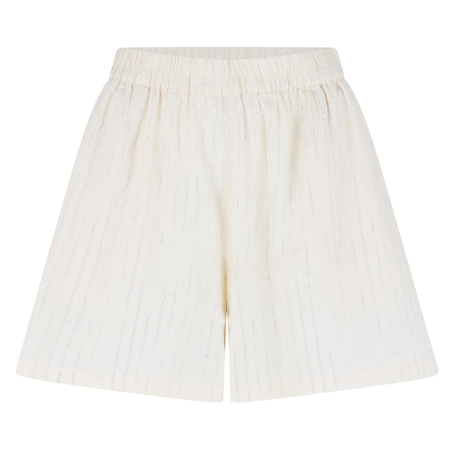 Birch - Front - Vero Moda Womens-Ladies Siljo Heavyweight Striped Shorts