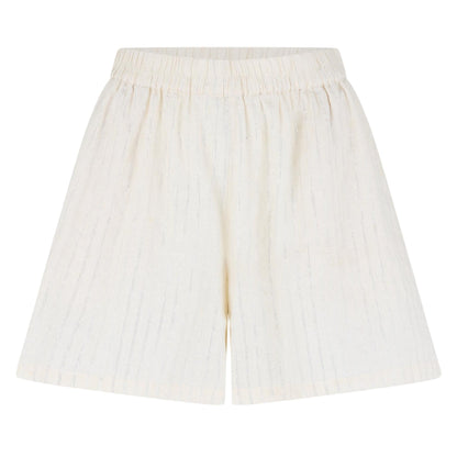 Birch - Front - Vero Moda Womens-Ladies Siljo Heavyweight Striped Shorts