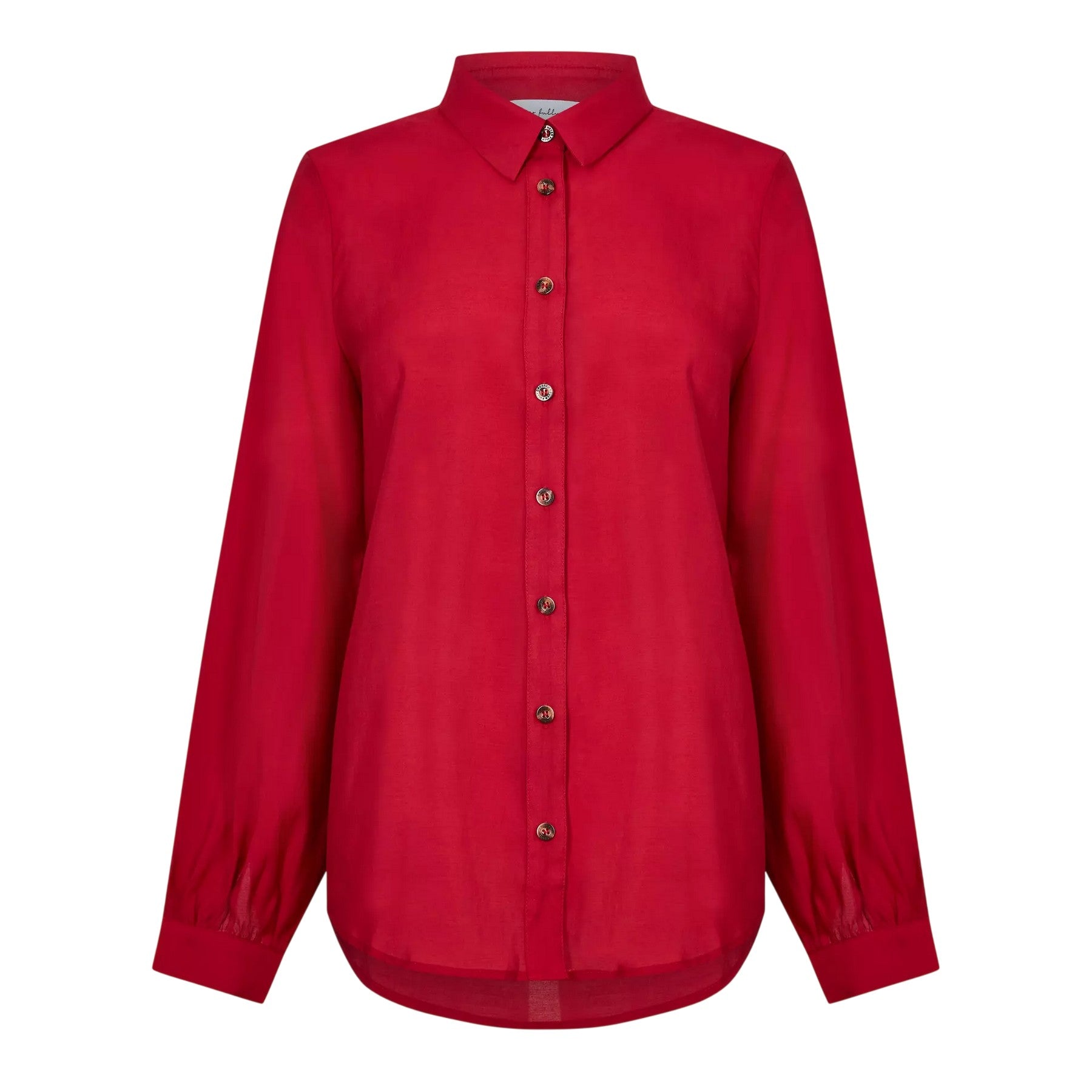 Red - Front - Never Fully Dressed Womens-Ladies Shirt