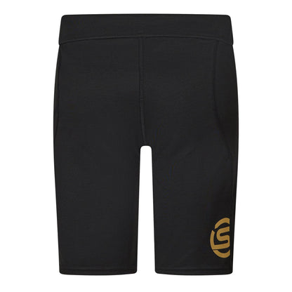 Black - Back - Skins Mens A400 Training Compression Shorts