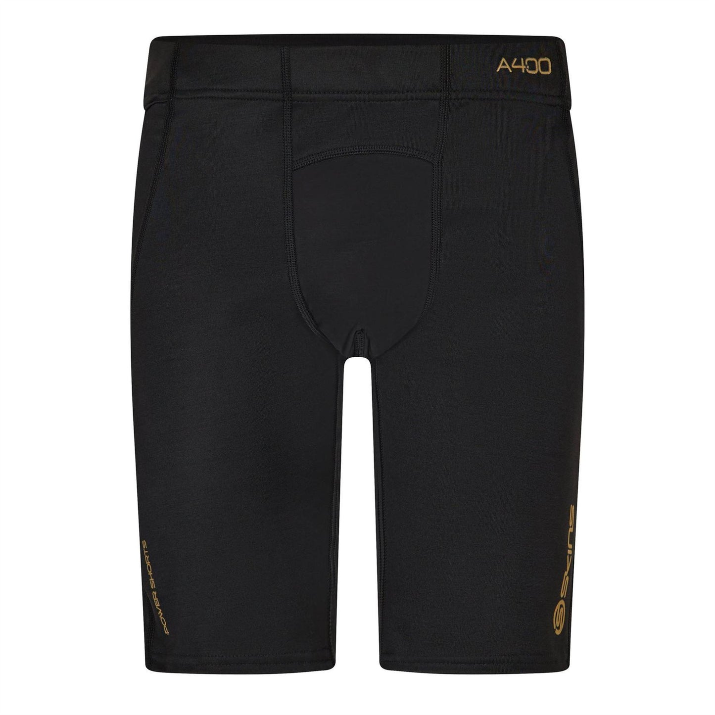 Black - Front - Skins Mens A400 Training Compression Shorts