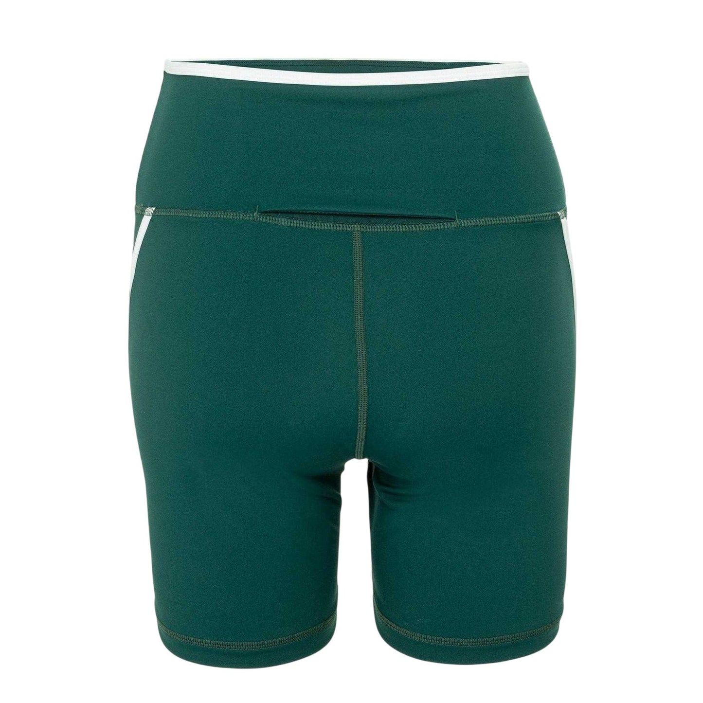 Forest Green - Back - Slazenger Womens-Ladies Workout Cycling Shorts