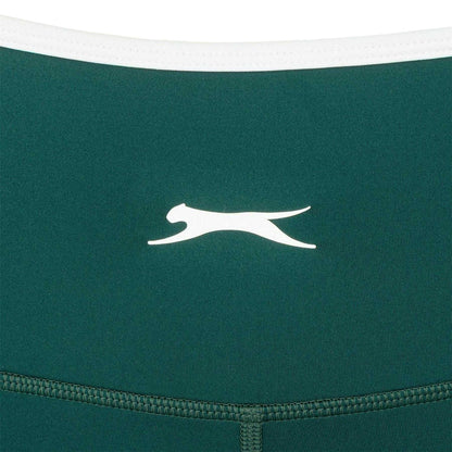 Forest Green - Lifestyle - Slazenger Womens-Ladies Workout Cycling Shorts