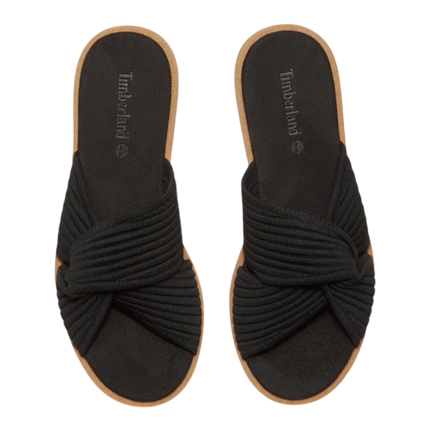 Black - Lifestyle - Timberland Womens-Ladies Flat Sandals