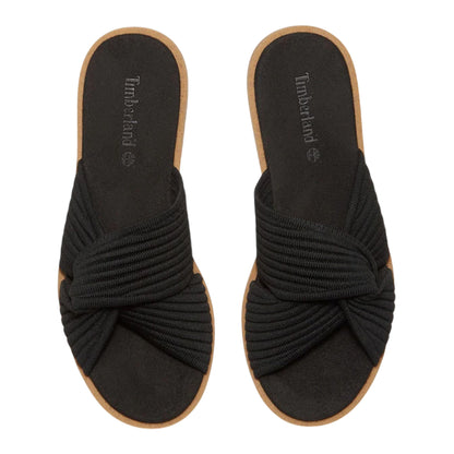 Black - Lifestyle - Timberland Womens-Ladies Flat Sandals