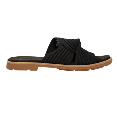 Black - Front - Timberland Womens-Ladies Flat Sandals