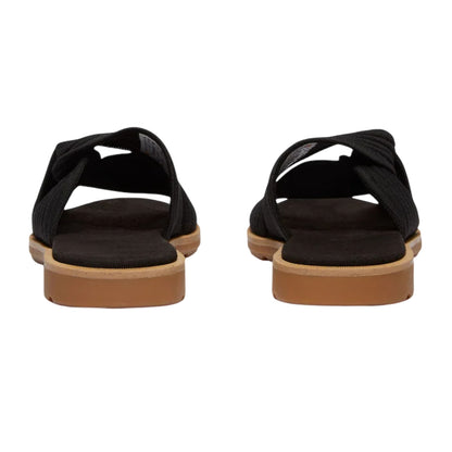 Black - Back - Timberland Womens-Ladies Flat Sandals
