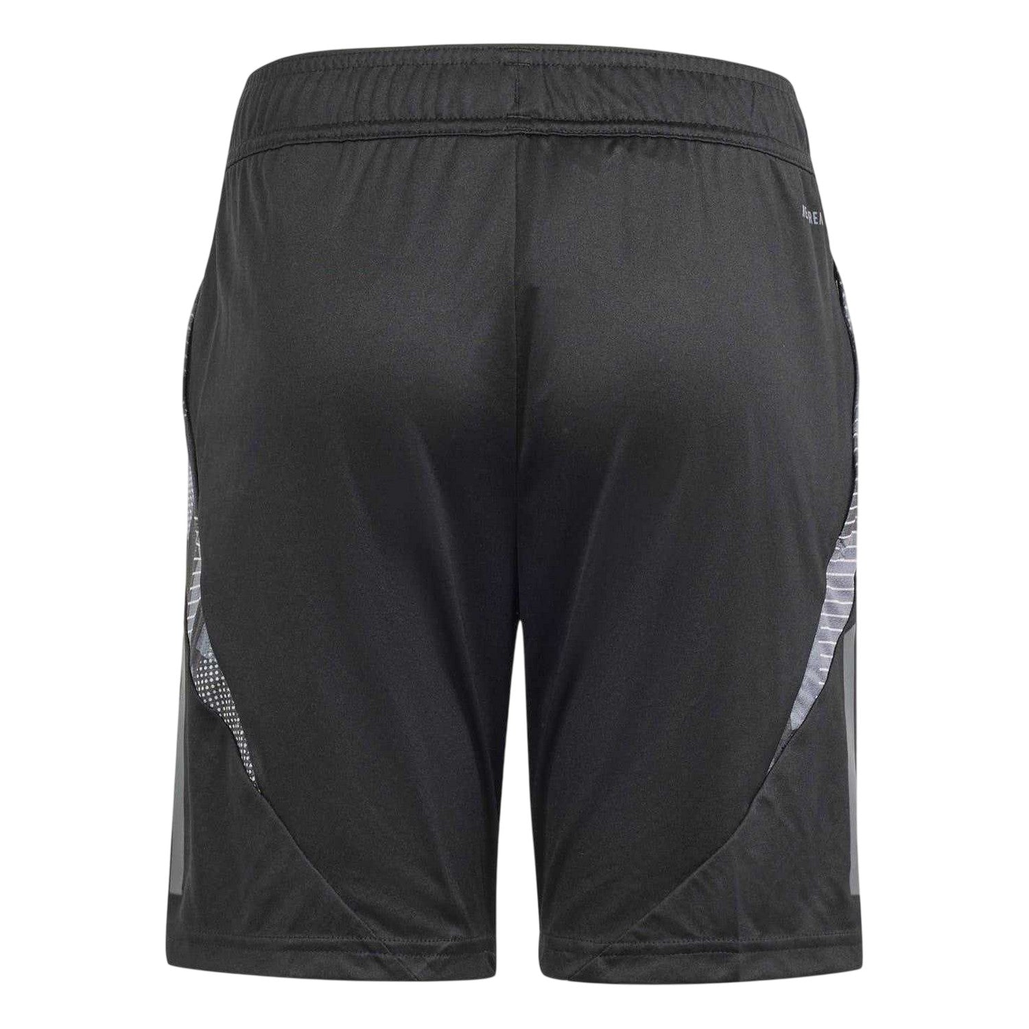 Black-Dark Grey - Back - Adidas Childrens-Kids Tiro 24 Training Shorts