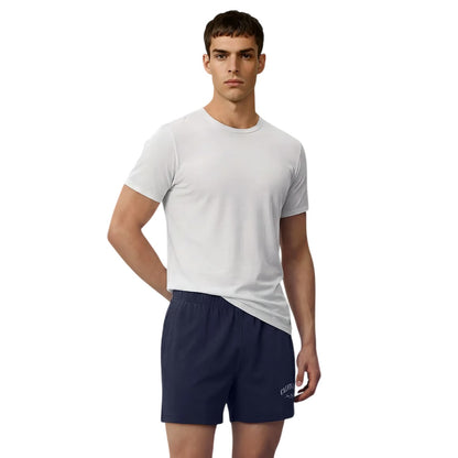 Dark Denim - Side - Calvin Klein Mens New York Collegiate Athletic Shorts
