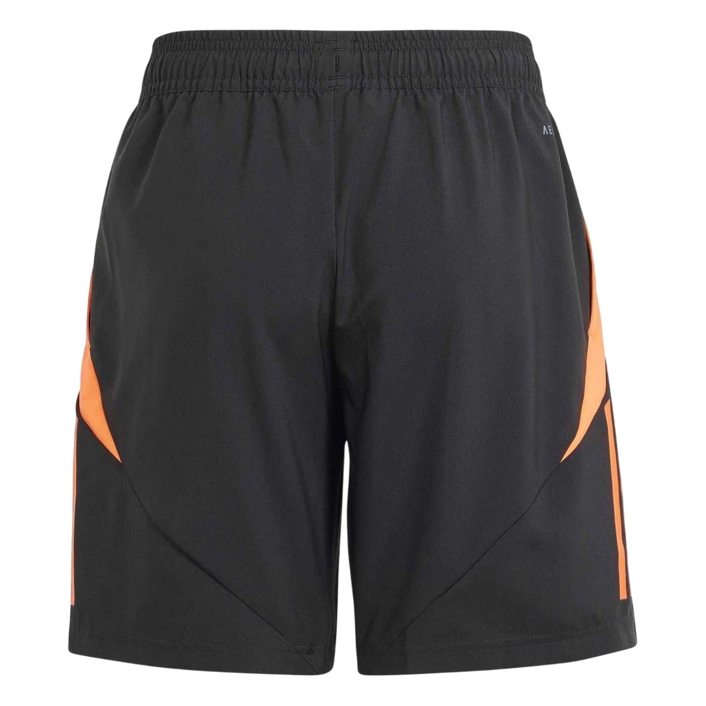 Black-Solar Red - Back - Adidas Childrens-Kids Tiro 24 Competition Shorts