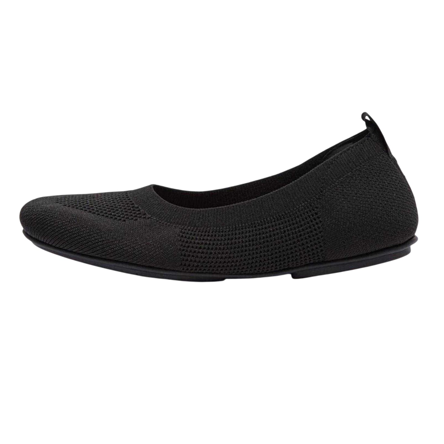 Black - Side - Fit Flop Womens-Ladies Allegro Ballet Flats