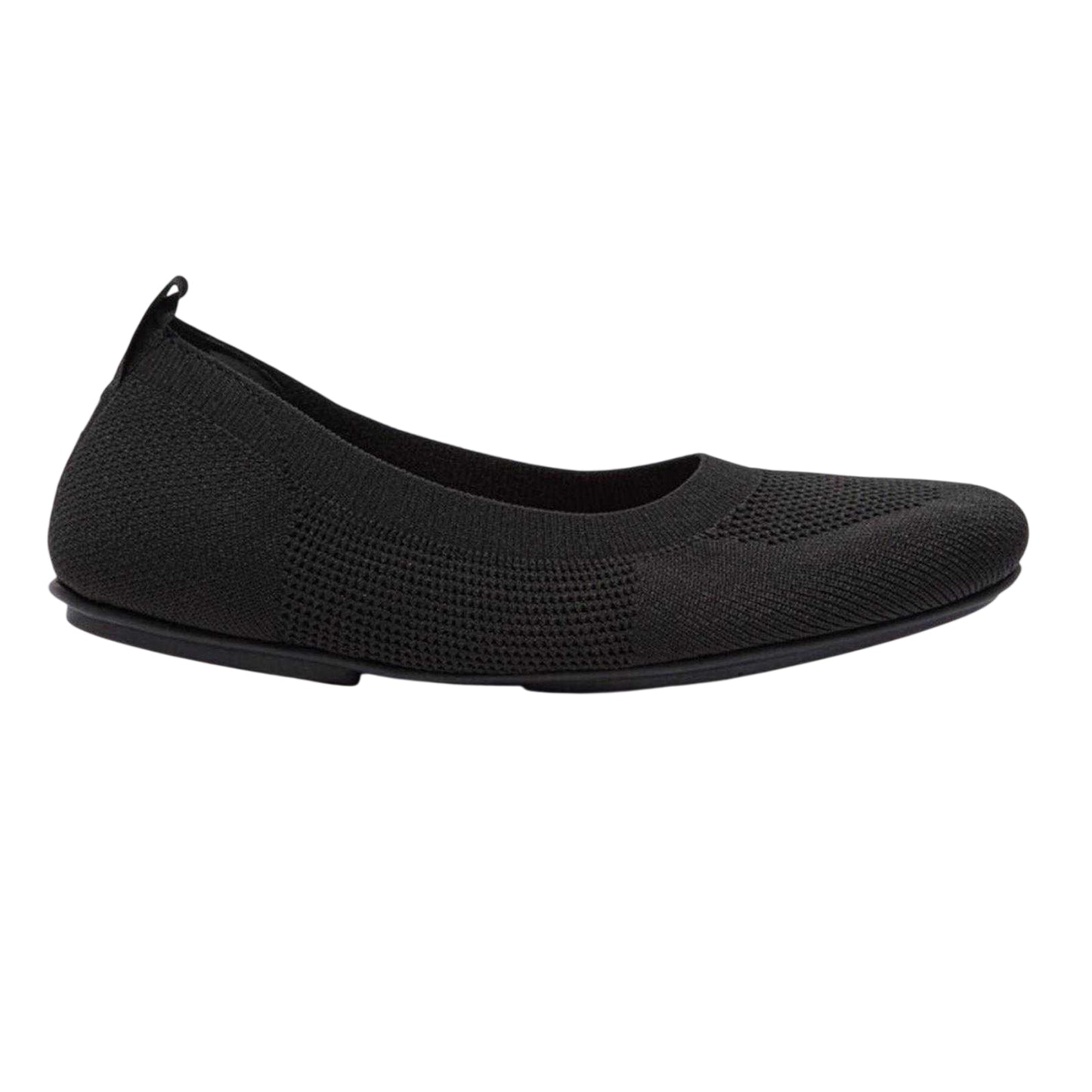 Black - Front - Fit Flop Womens-Ladies Allegro Ballet Flats
