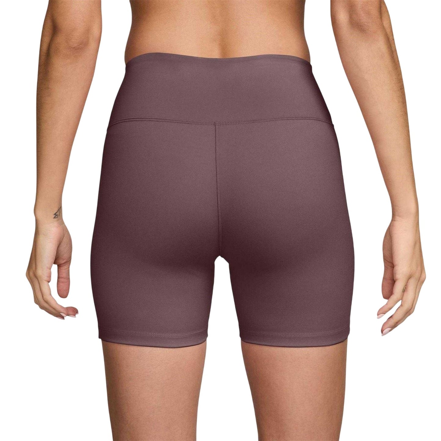 Tattoo - Back - Nike Womens-Ladies Classic High Waist Workout Shorts