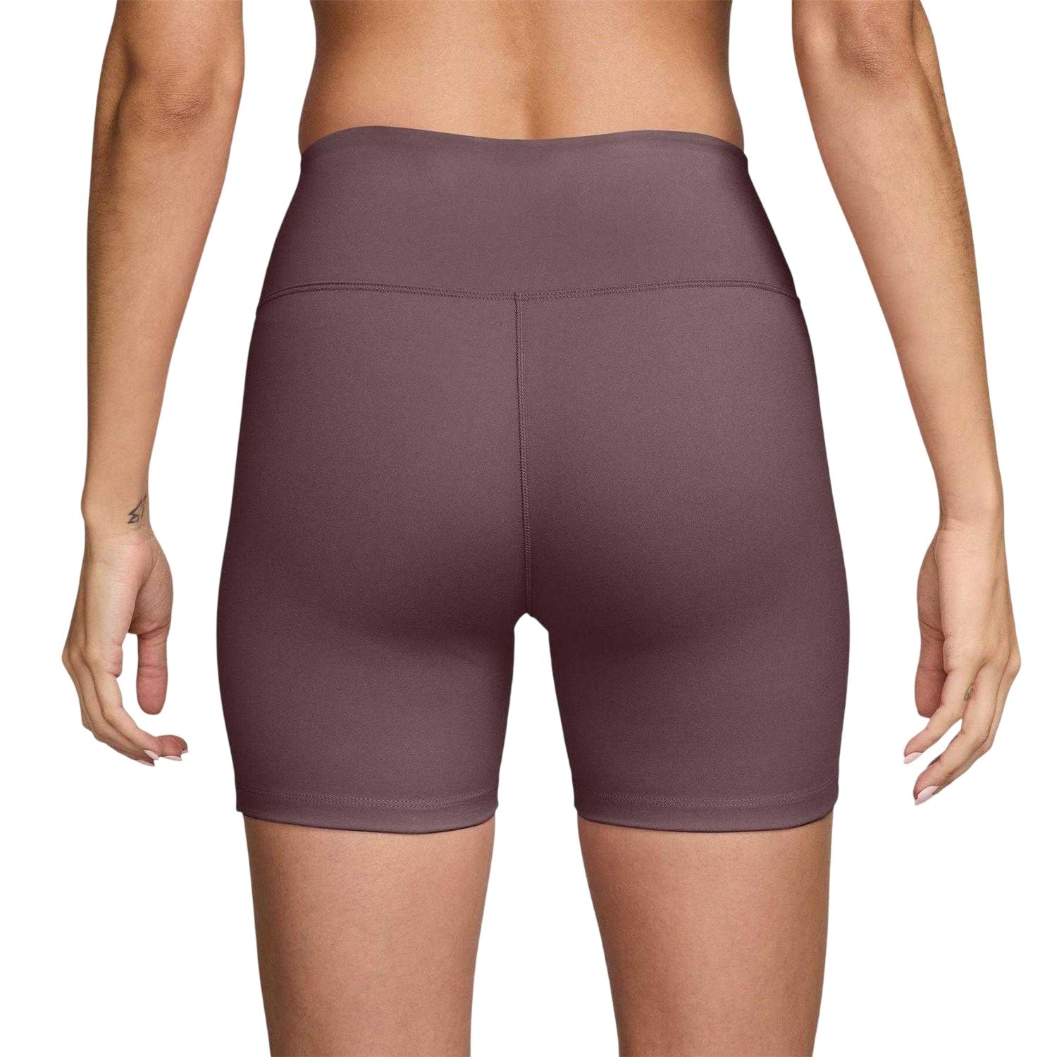 Tattoo - Back - Nike Womens-Ladies Classic High Waist Workout Shorts